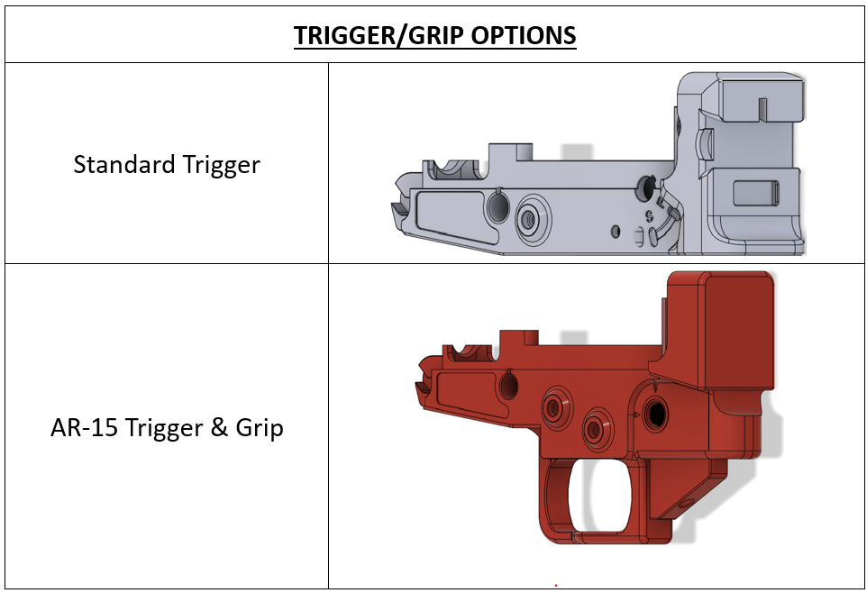 VZ-61 Polymer Receiver (22lr/32acp) - Image 3